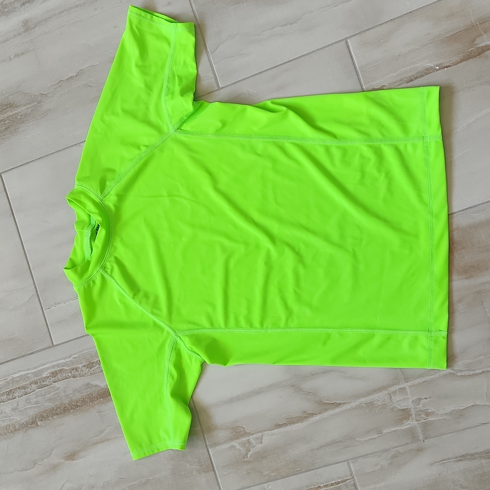 Lands End Short Sleeve Rash Guard size medium 10-12 boys